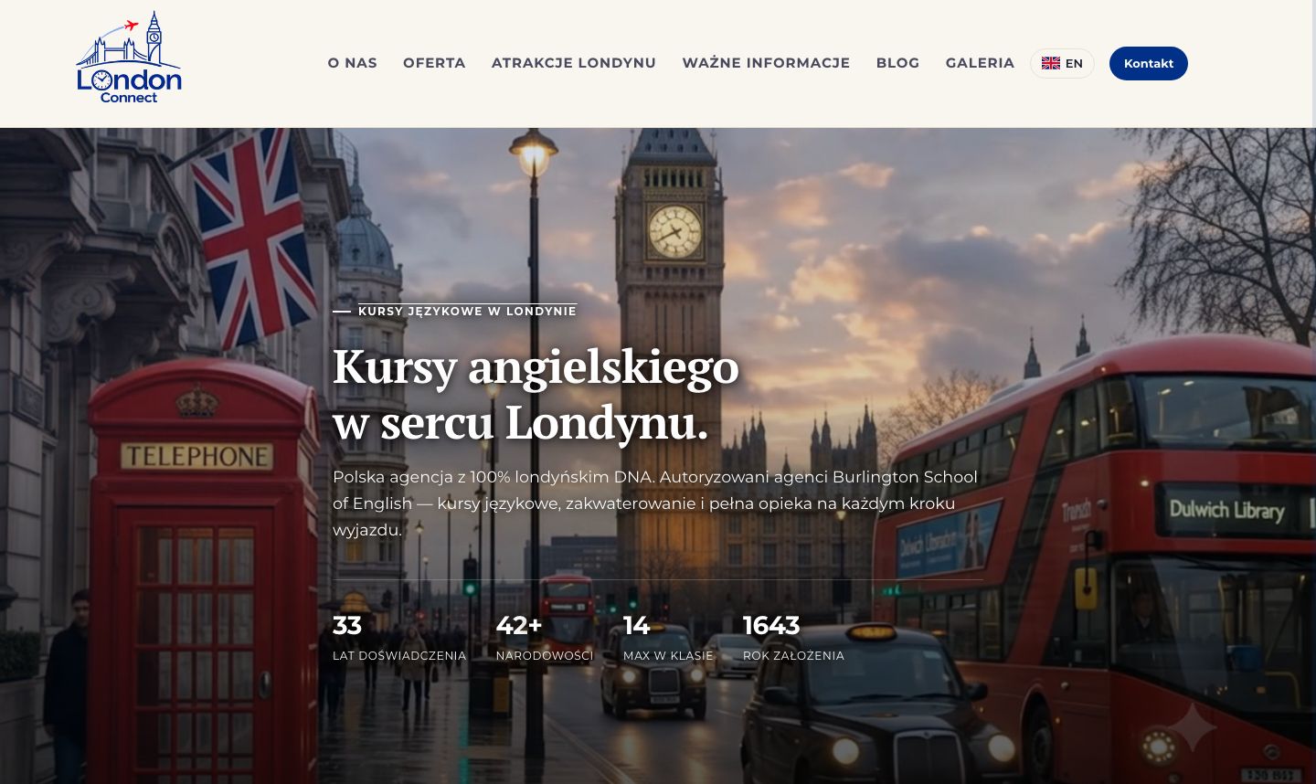 Podgląd strony ldnconnect.pl